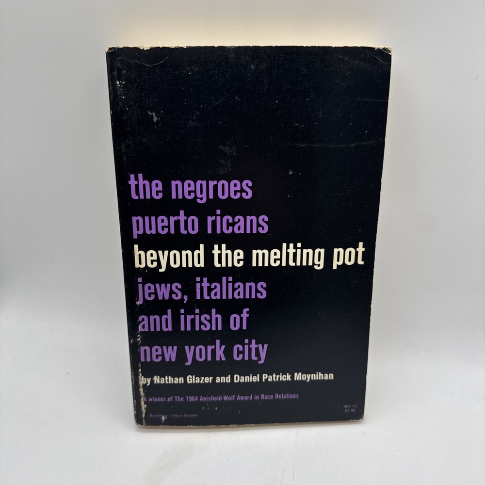 Nathan Glazer Beyond The Melting Pot  PBK